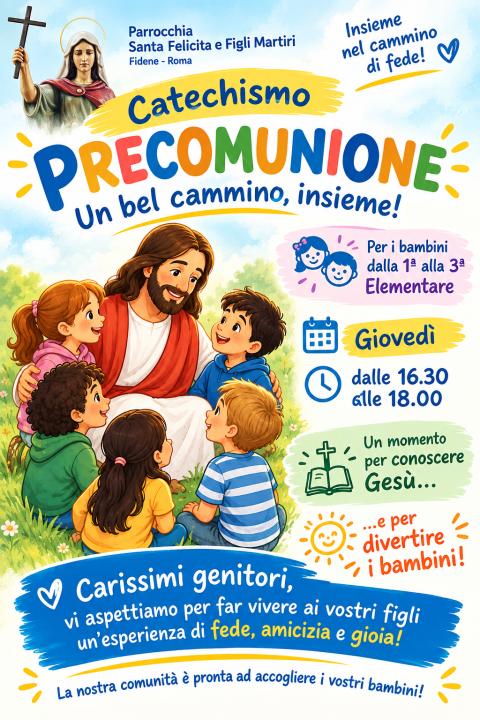 immagine di ✨ UN PERCORSO SPECIALE ✨

Catechismo
PRECOMUNIONE