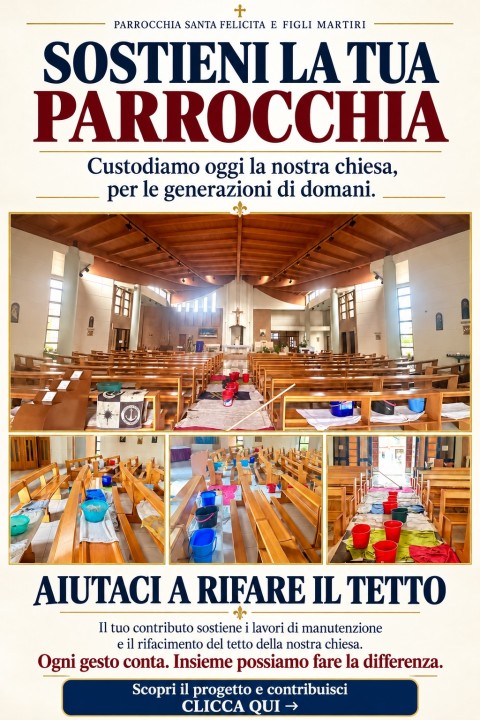 Lavori di manutenzione del tetto della chiesa: come aiutare